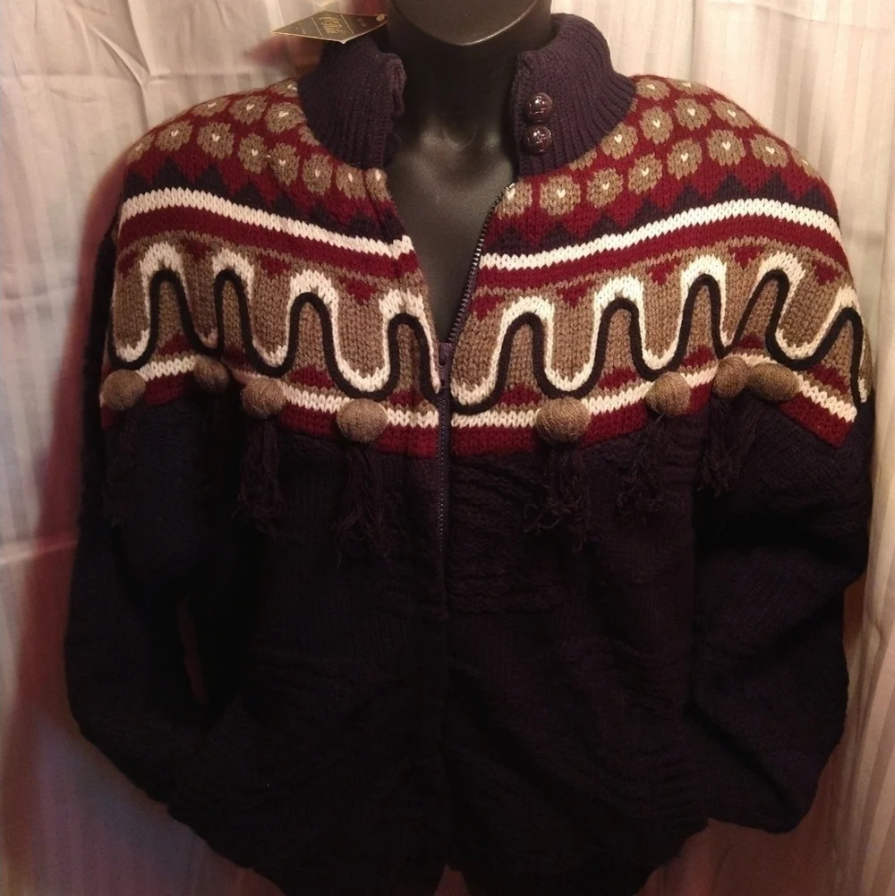 Adorable vintage sweater jacket NWT 😍 - Picture 6 of 16